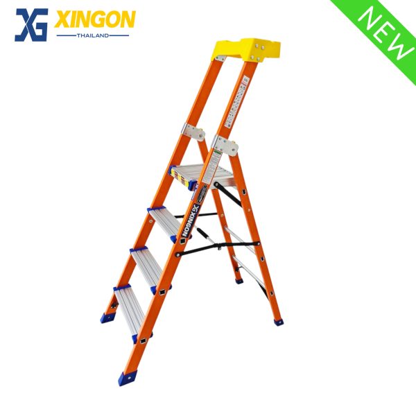 บันไดแพลตฟอร์มไฟเบอร์กลาส4ฟุต XG-337F4
