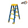 บันไดไฟเบอร์กลาสทั้งตัวทรงเอขึ้นลง2ทางติดล้อ4ฟุต ATC-204FG