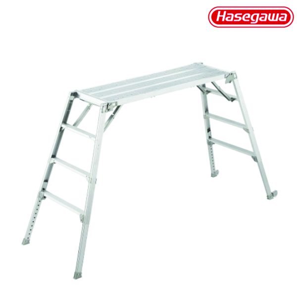 บันไดนั่งร้าน อลูมิเนียม HASEGAWA 4ขั้น สูง 1.04-1.44เมตร DUK-1516