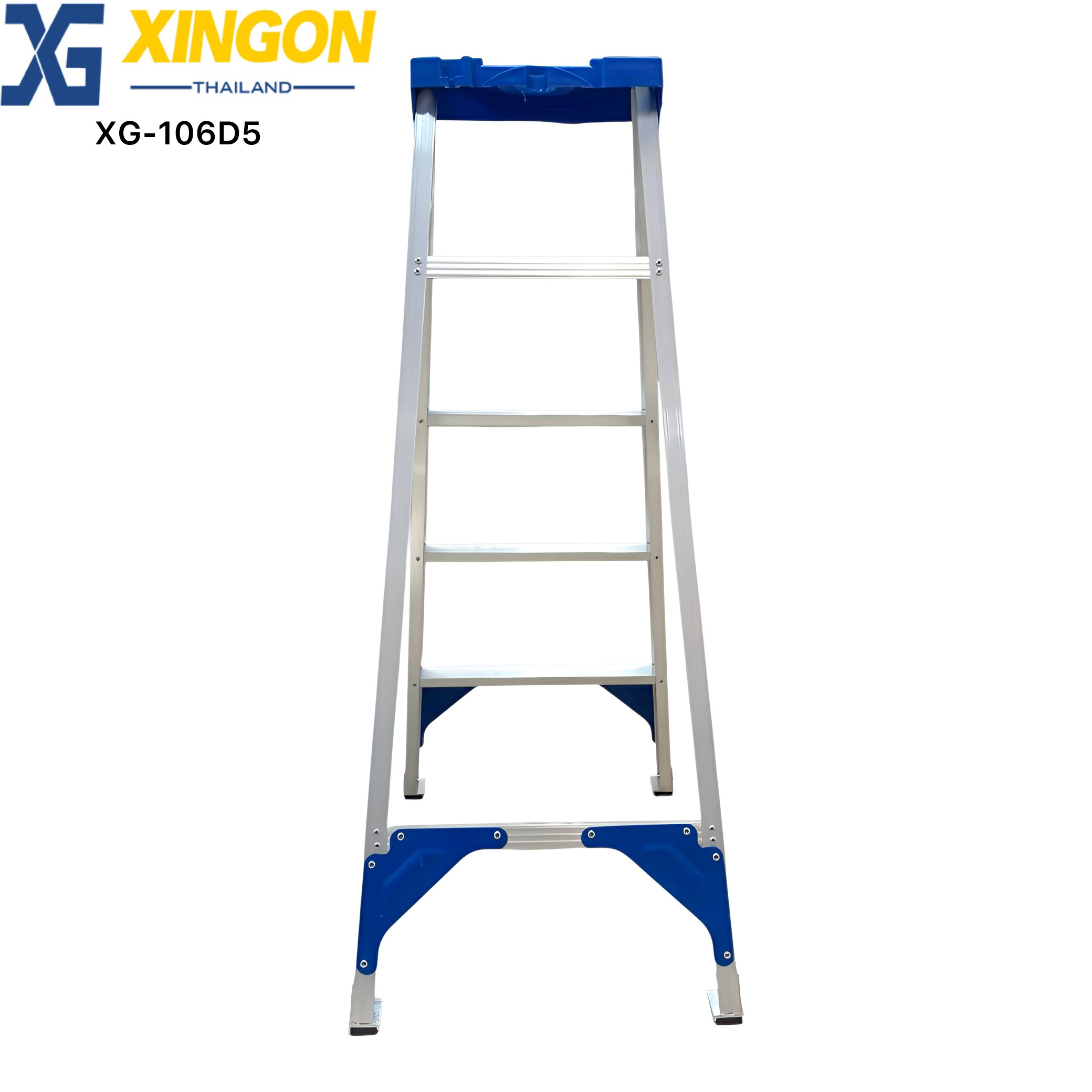 บันไดอลูมิเนียมทรงเอขึ้นลง1ทางมีถาดวางเครื่องมือ5ฟุต XG-106D5 - Image 2